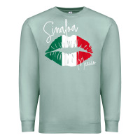 Seafoam GGT Travel Souvenir Style SINALOA MX Flag Lips Premium Sweatshirt - trangStudio