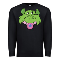 Black Candy Land Halloween Plumpy Big Face Premium Sweatshirt - trangStudio