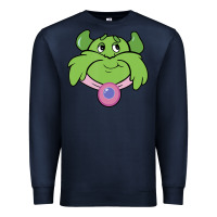 Navy Candy Land Halloween Plumpy Big Face Premium Sweatshirt - trangStudio