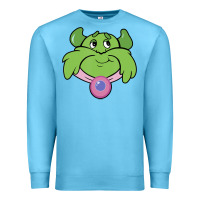 Ocean Blue Candy Land Halloween Plumpy Big Face Premium Sweatshirt - trangStudio