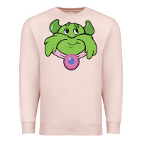 Pale Pink Candy Land Halloween Plumpy Big Face Premium Sweatshirt - trangStudio