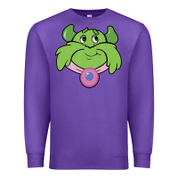 Purple Candy Land Halloween Plumpy Big Face Premium Sweatshirt - trangStudio