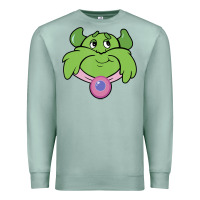 Seafoam Candy Land Halloween Plumpy Big Face Premium Sweatshirt - trangStudio