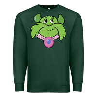 Sports Green Candy Land Halloween Plumpy Big Face Premium Sweatshirt - trangStudio