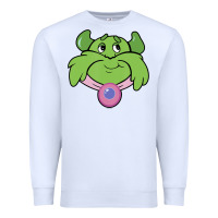 White Candy Land Halloween Plumpy Big Face Premium Sweatshirt - trangStudio
