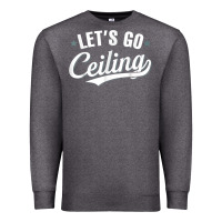 Charcoal Heather Lets Go Ceiling Fan Halloween Premium Sweatshirt - trangStudio