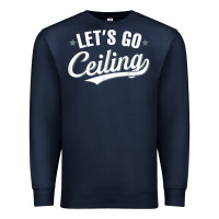 Navy Lets Go Ceiling Fan Halloween Premium Sweatshirt - trangStudio