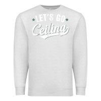 Oatmeal Heather Lets Go Ceiling Fan Halloween Premium Sweatshirt - trangStudio