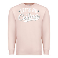 Pale Pink Lets Go Ceiling Fan Halloween Premium Sweatshirt - trangStudio