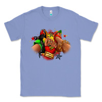 Colony Blue Juneteenth sneaker and heel afro woman Classic Tee - RanaPortraitStore