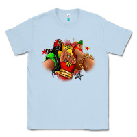 Dusty Blue Juneteenth sneaker and heel afro woman Classic Tee - RanaPortraitStore