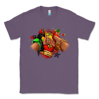 Lavender Juneteenth sneaker and heel afro woman Classic Tee - RanaPortraitStore