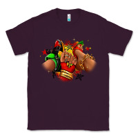 Plum Juneteenth sneaker and heel afro woman Classic Tee - RanaPortraitStore