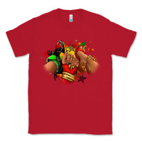 Red Juneteenth sneaker and heel afro woman Classic Tee - RanaPortraitStore