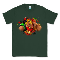 Sports Green Juneteenth sneaker and heel afro woman Classic Tee - RanaPortraitStore