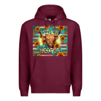 Burgundy don't be a salty heifer Premium Hoodie - Jasminsmagicworld