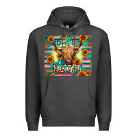 Charcoal Heather don't be a salty heifer Premium Hoodie - Jasminsmagicworld
