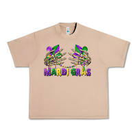 Burro mardi gras skeleton hands Urban Heavy Tee - CowGirlArtShop