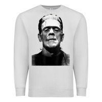 Dove Grey Classic Halloween Monster Horror Movie Frankenstein Monster Premium Sweatshirt - trangStudio