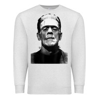 Oatmeal Heather Classic Halloween Monster Horror Movie Frankenstein Monster Premium Sweatshirt - trangStudio