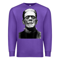 Purple Classic Halloween Monster Horror Movie Frankenstein Monster Premium Sweatshirt - trangStudio