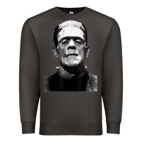 Smoke Classic Halloween Monster Horror Movie Frankenstein Monster Premium Sweatshirt - trangStudio