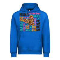 Cobalt nana nana nana with hearts Urban Hoodie - AdoDesignShop