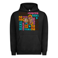 Pigment Black nana nana nana with hearts Urban Hoodie - AdoDesignShop