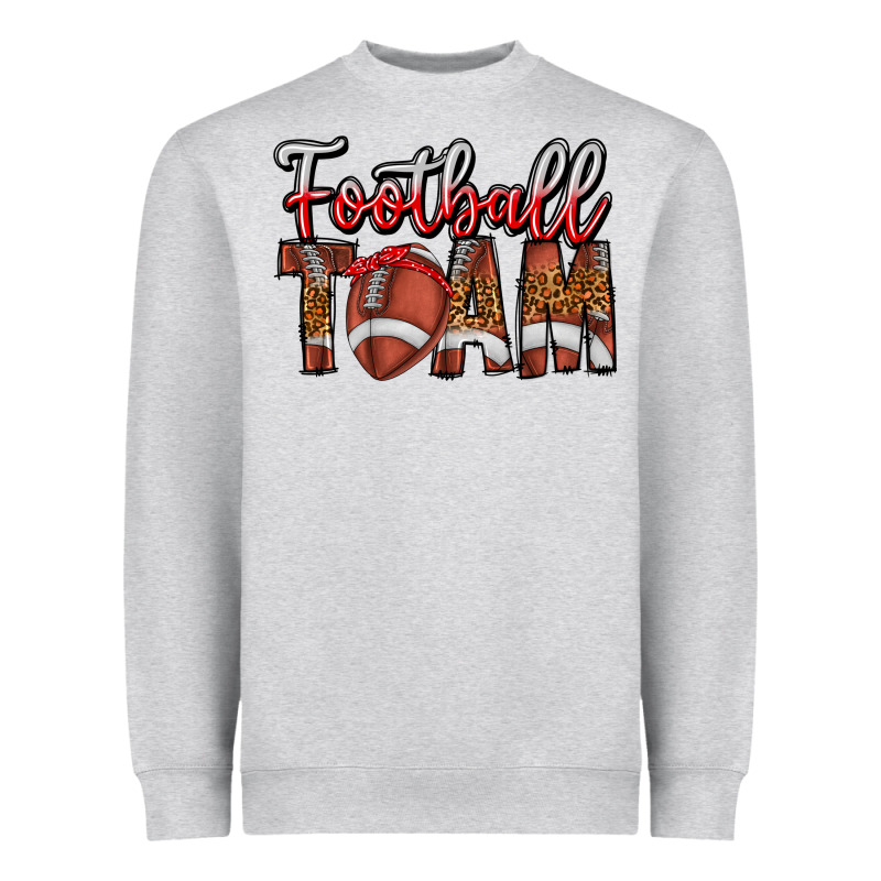 Football Team Heavyweight Sweatshirt by CowhideDigitalArt | Teevron