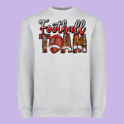 Football Team Heavyweight Sweatshirt Designed By Cowhidedigitalart