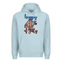 Blue Mist happy 4th of july Premium Hoodie - BundleAndBundleShop