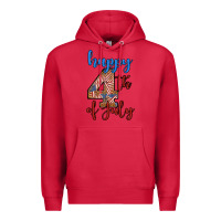 Cardinal happy 4th of july Premium Hoodie - BundleAndBundleShop