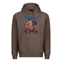 Coffee happy 4th of july Premium Hoodie - BundleAndBundleShop