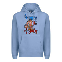 Colony Blue happy 4th of july Premium Hoodie - BundleAndBundleShop