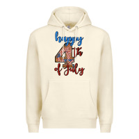 Sandshell happy 4th of july Premium Hoodie - BundleAndBundleShop