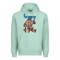 Seafoam happy 4th of july Premium Hoodie - BundleAndBundleShop