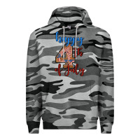 Slate Camo happy 4th of july Premium Hoodie - BundleAndBundleShop