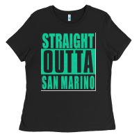 Straight Outta San Marino Ladies Tee | Teevron