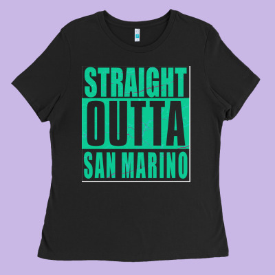 Straight Outta San Marino Ladies Tee Designed By Bettercallsaul