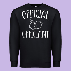 Men Wedding Ordained Minister Gift Premium Sweatshirt Designed By Trangstudio