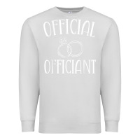 Dove Grey Men Wedding Ordained Minister Gift Premium Sweatshirt - trangStudio
