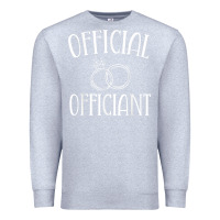 Heather Grey Men Wedding Ordained Minister Gift Premium Sweatshirt - trangStudio