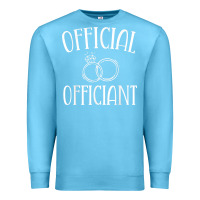 Ocean Blue Men Wedding Ordained Minister Gift Premium Sweatshirt - trangStudio