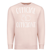 Pale Pink Men Wedding Ordained Minister Gift Premium Sweatshirt - trangStudio