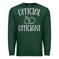 Sports Green Men Wedding Ordained Minister Gift Premium Sweatshirt - trangStudio
