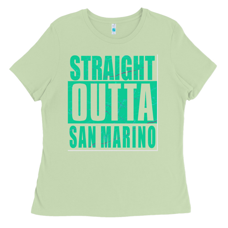 Straight Outta San Marino Ladies Tee by Bettercallsaul | Teevron
