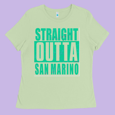 Straight Outta San Marino Ladies Tee Designed By Bettercallsaul