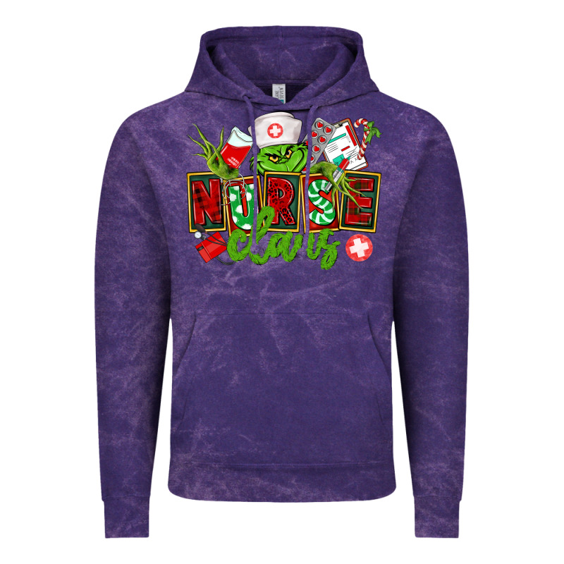 Nurse Claus Christmas Vintage Hoodie by CowGirlArtShop | Teevron