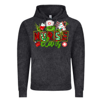 Vintage Black nurse claus christmas Vintage Hoodie - CowGirlArtShop