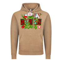 Vintage Coffee nurse claus christmas Vintage Hoodie - CowGirlArtShop
